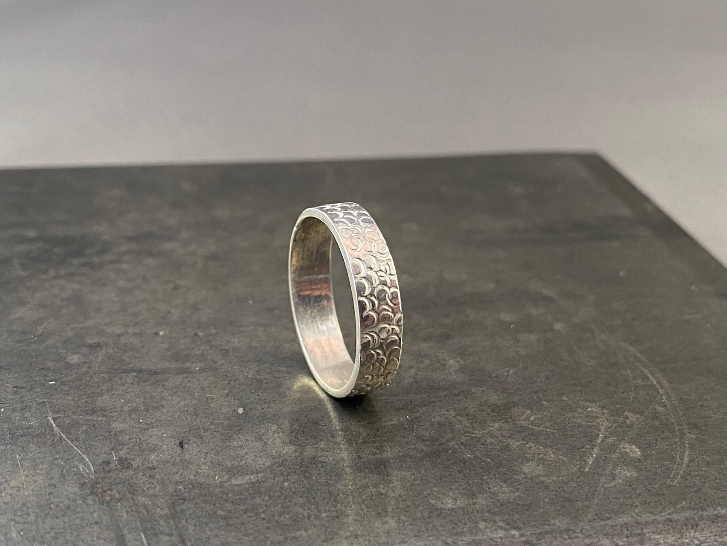 Sterling Silver Textured Ring