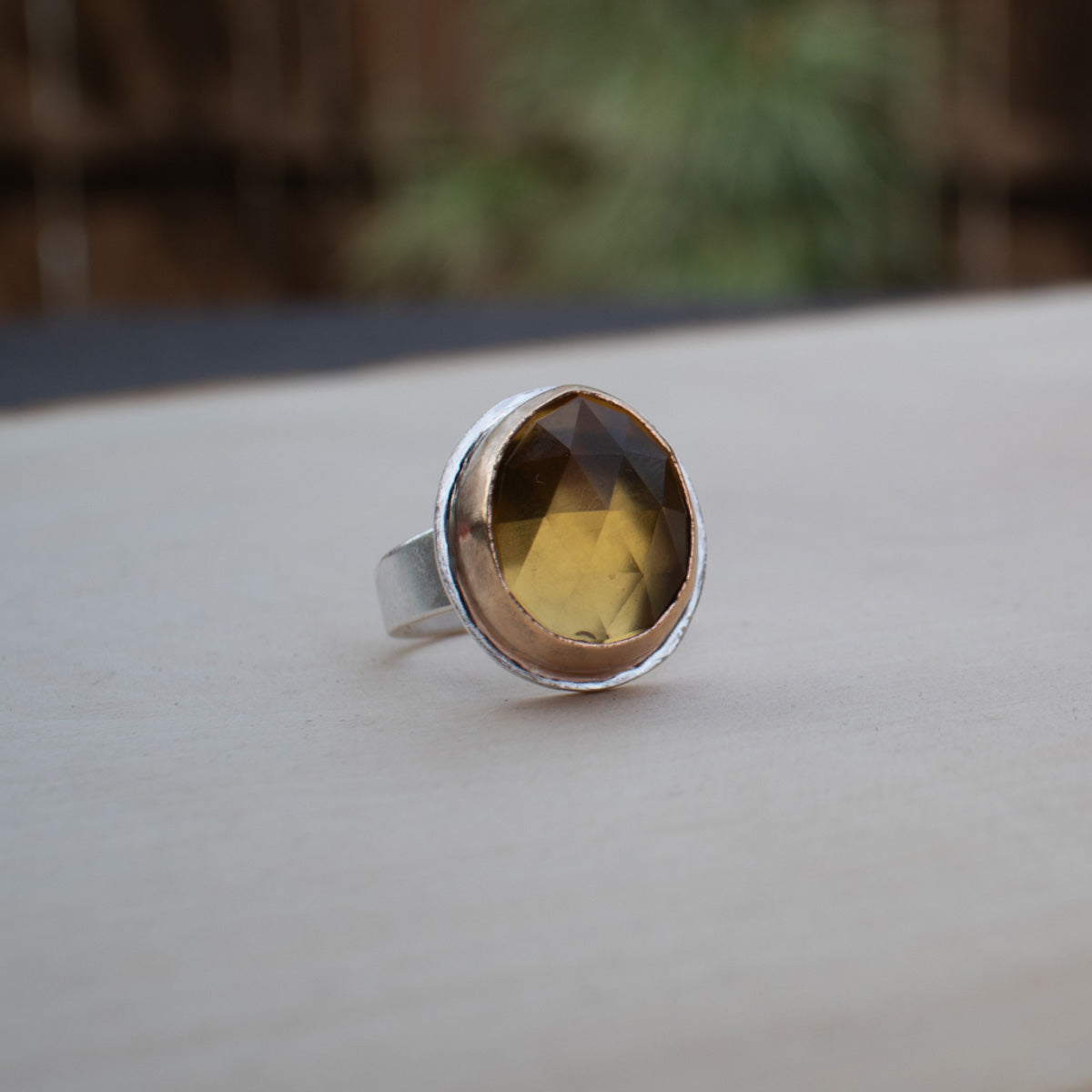Citrine Ray Ring