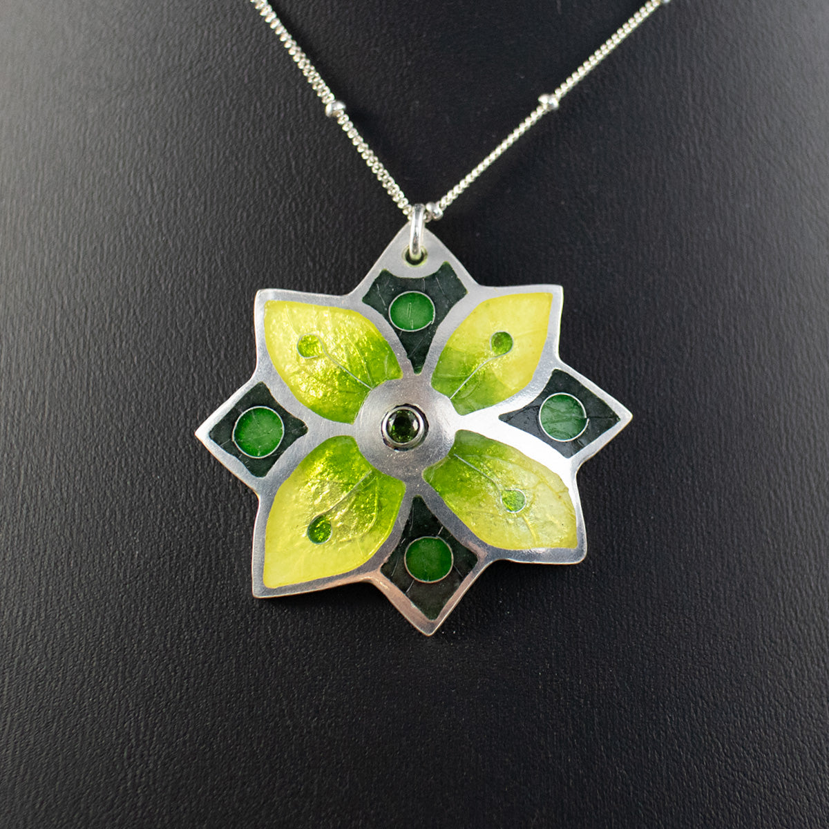 Peridot Bloom Pendant