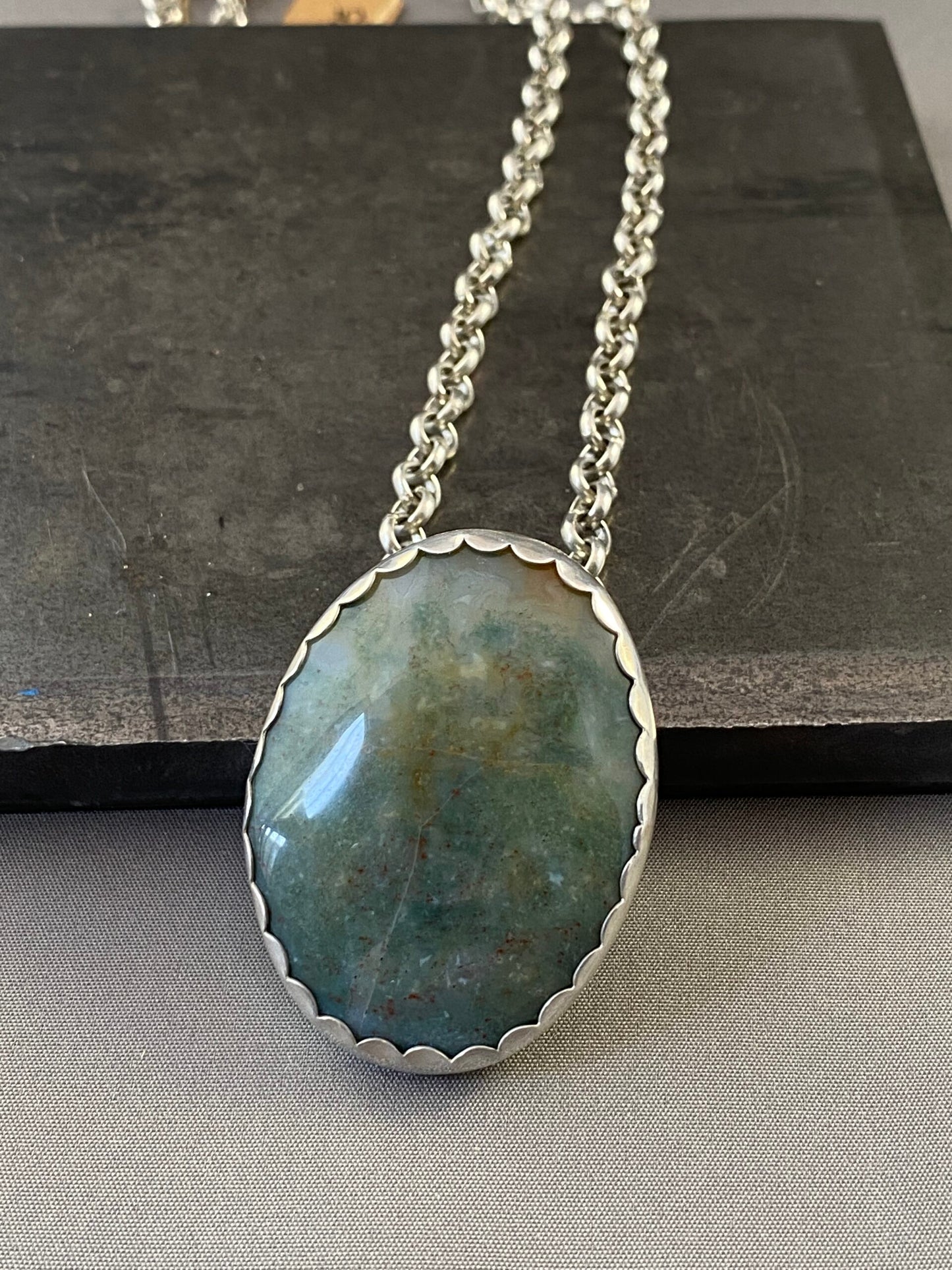 Moss Agate Pendant