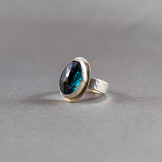 Teal Eclipse Ring
