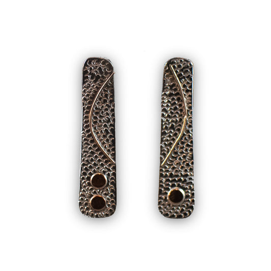 Lunar Vertical Drop Earrings